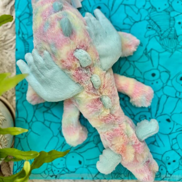 Jellycat Lazulia Rainbow Dragon Limited Rare Edition Large 50cm NWT and Dust Bag - Picture 4 of 8